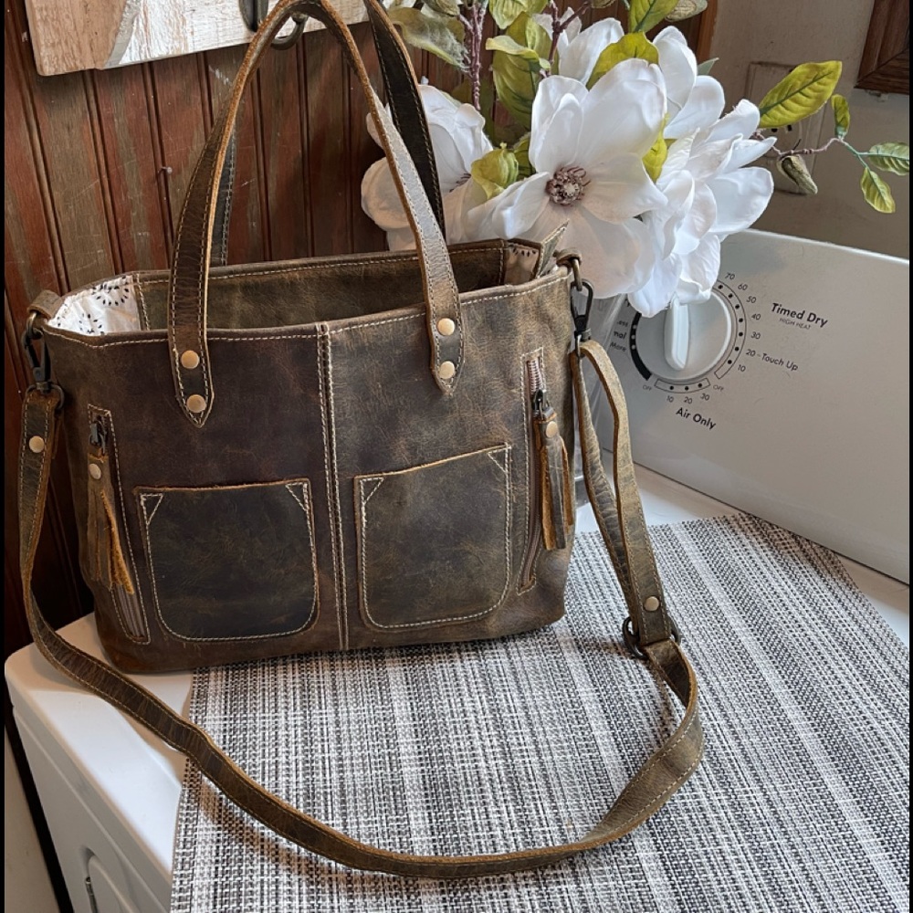 Myra distressed bag